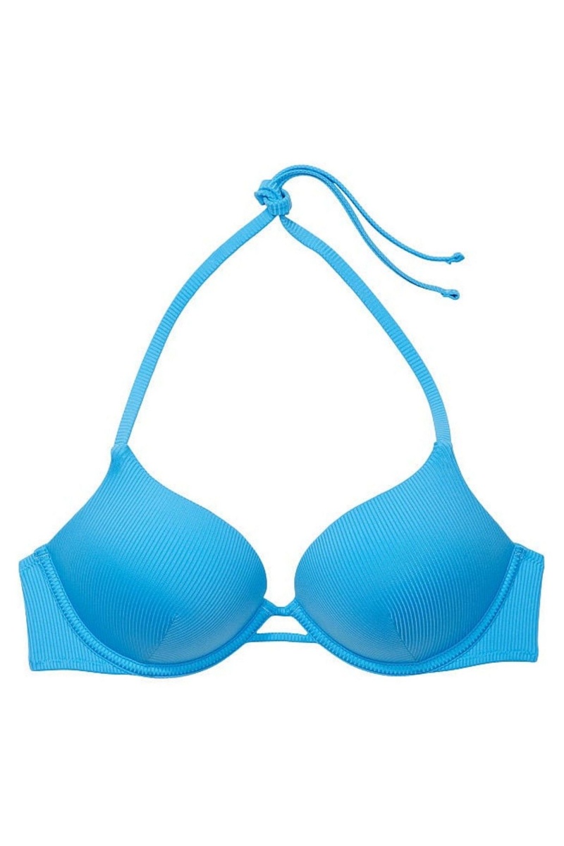 Capri Blue Victoria's Secret Swim Bikini Top | 5810LFTAQ