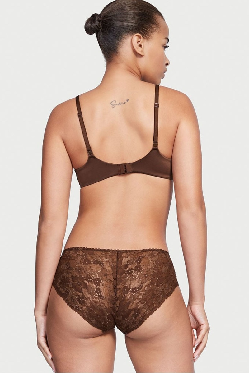 Caramel Kiss Brown Victoria's Secret Body by Victoria Smooth Lightly Lined Full Cup Bra | 9584YSROB