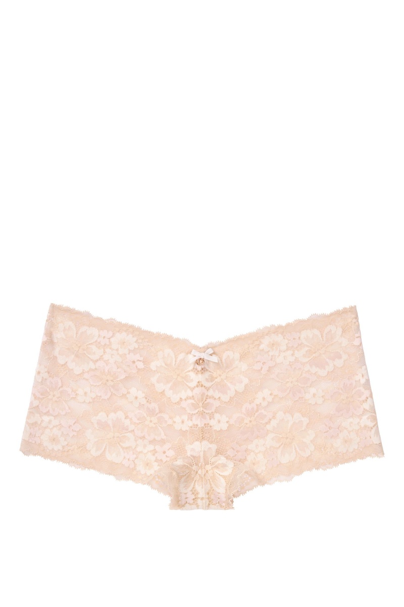 Champagne Nude Victoria's Secret Body by Victoria Lace Short Knickers | 1805YVLDC