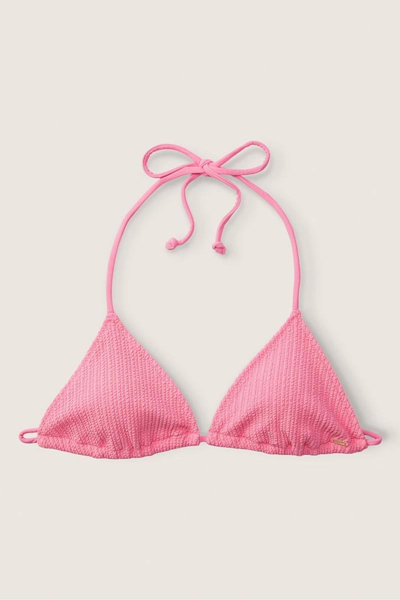 Dreamy Pink Victoria\'s Secret Crinkle Bikini Top | 9578AGQJW