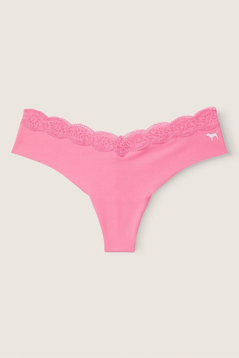 Dreamy Pink Victoria's Secret No-Show No Show Thong | 9802FKXCS