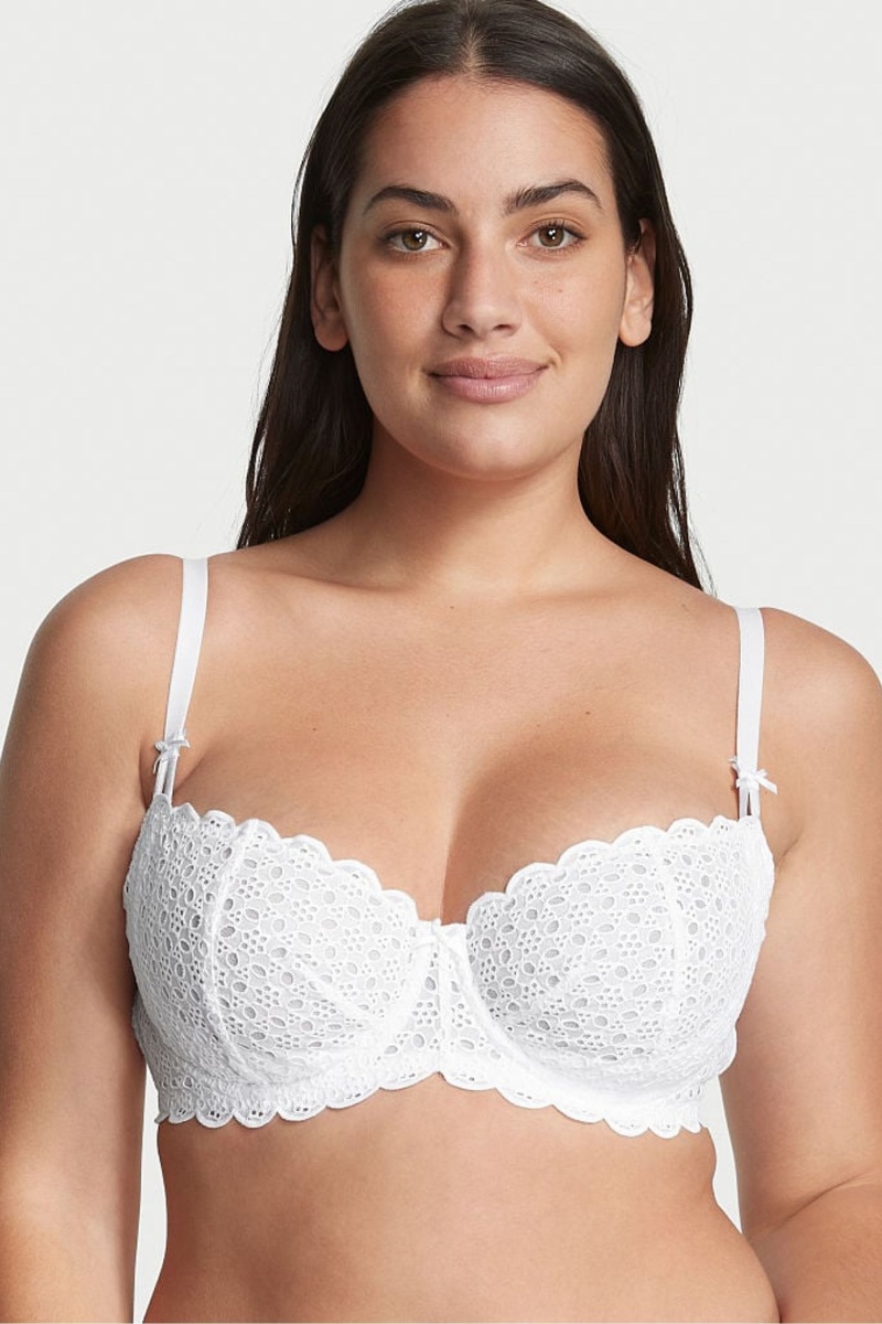 Ensign Victoria\'s Secret Dream Angels Broderie Scalloped Trim Bra | 2380ASDZV