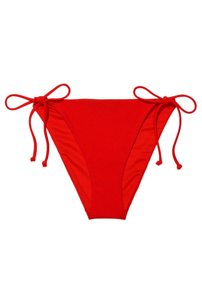 Flame Rib Red Victoria's Secret Bikini Bottom | 4962QFWNG