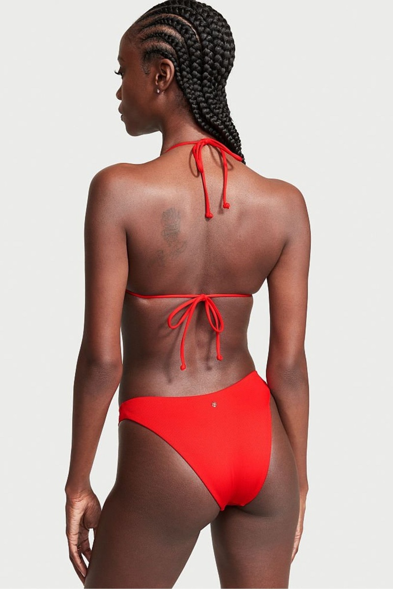 Flame Rib Red Victoria's Secret Bikini Bottom | 1825DVEZR