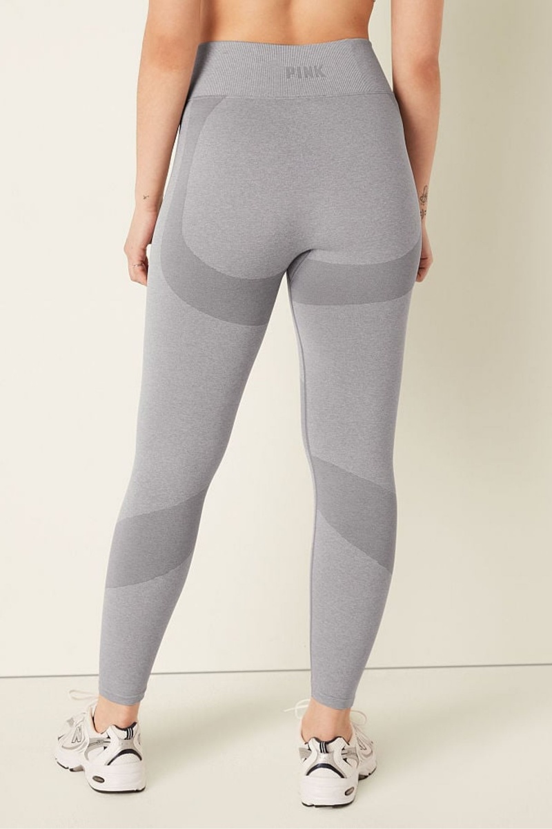 Grey Oasis Marl Victoria's Secret Seamless High Waist Legging | 1745KOGQE