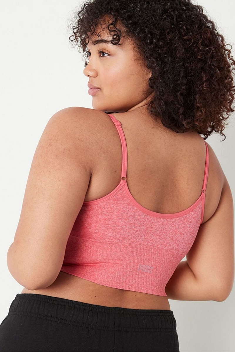 HOUSE PARTY MARL Victoria's Secret Wear Everywhere Seamless Sports Bra | 9345UOINJ