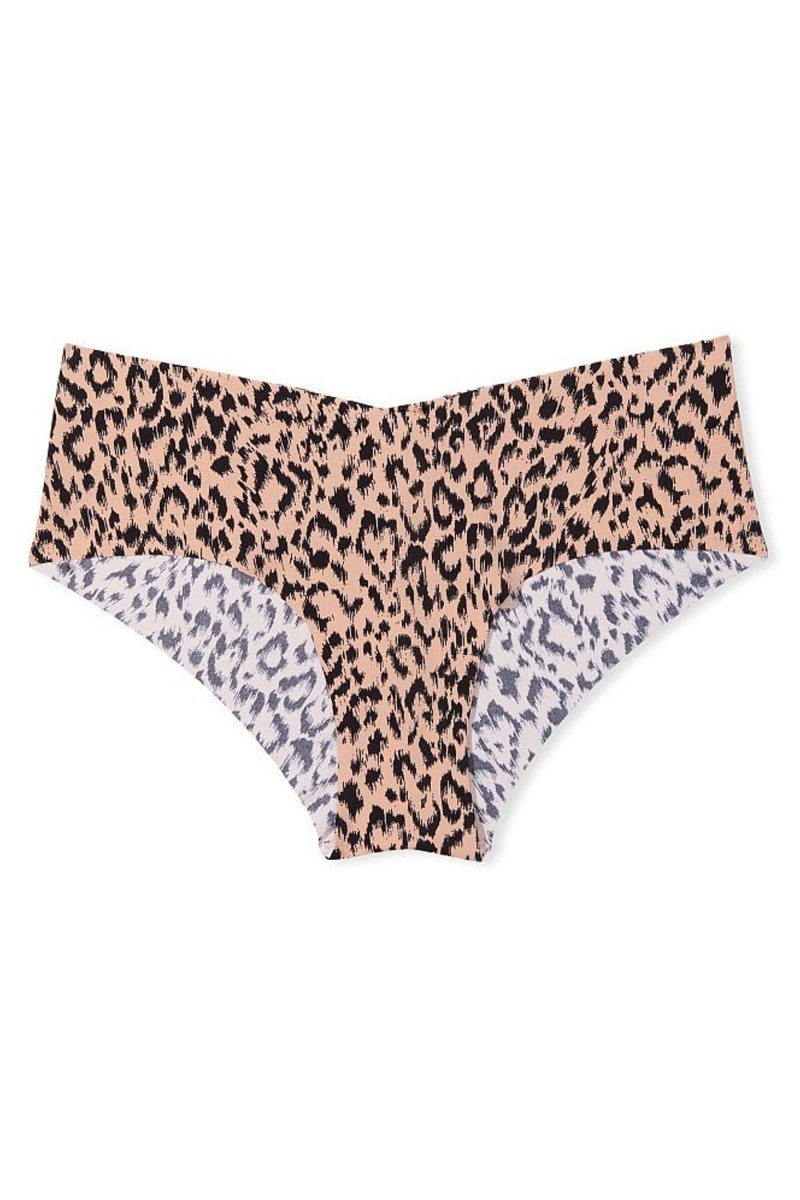 Leopard Print Victoria's Secret No-Show Leopard Print Cheeky Panty | 8467NSRQU