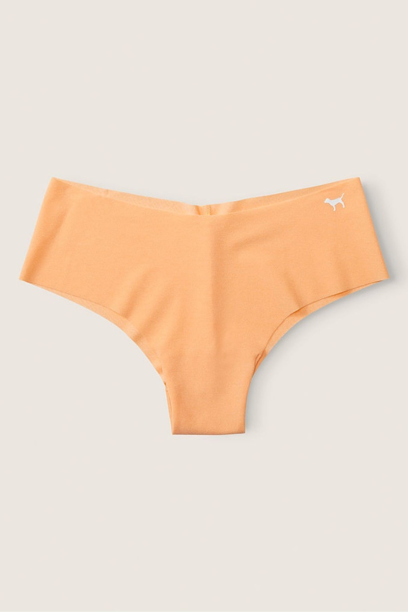 Light Orange Victoria\'s Secret No-Show No Show Cheeky Knickers | 5012TLWXQ