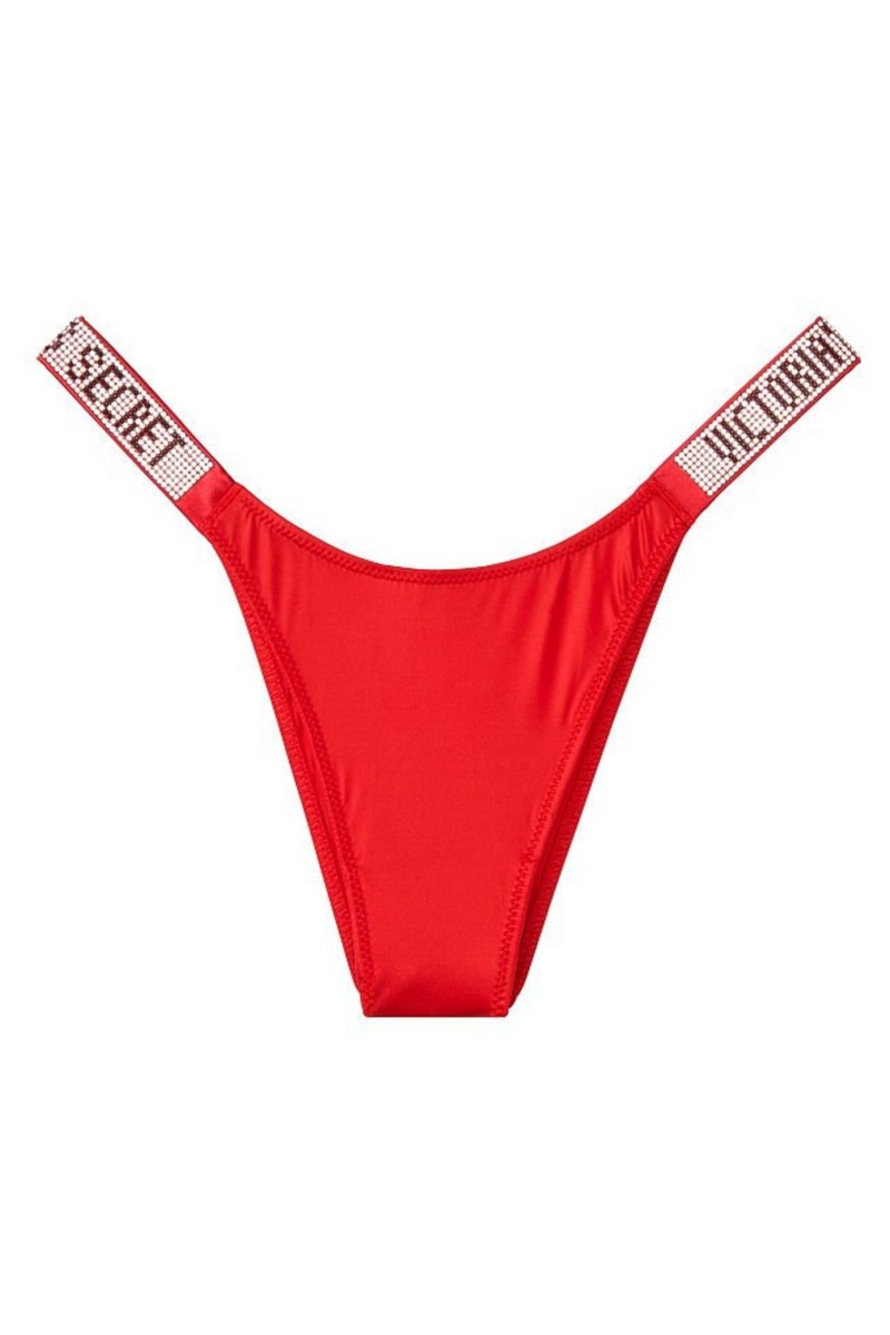 Lipstick Red Victoria's Secret Very Sexy Smooth Shine Strap Knickers | 7205PRTIV