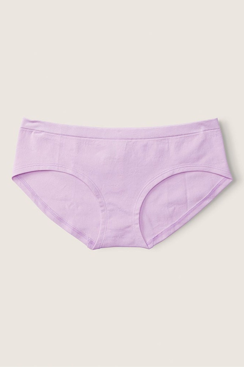 Misty Lilac Purple Victoria\'s Secret Seamless Hipster Knickers | 1356NUFLJ