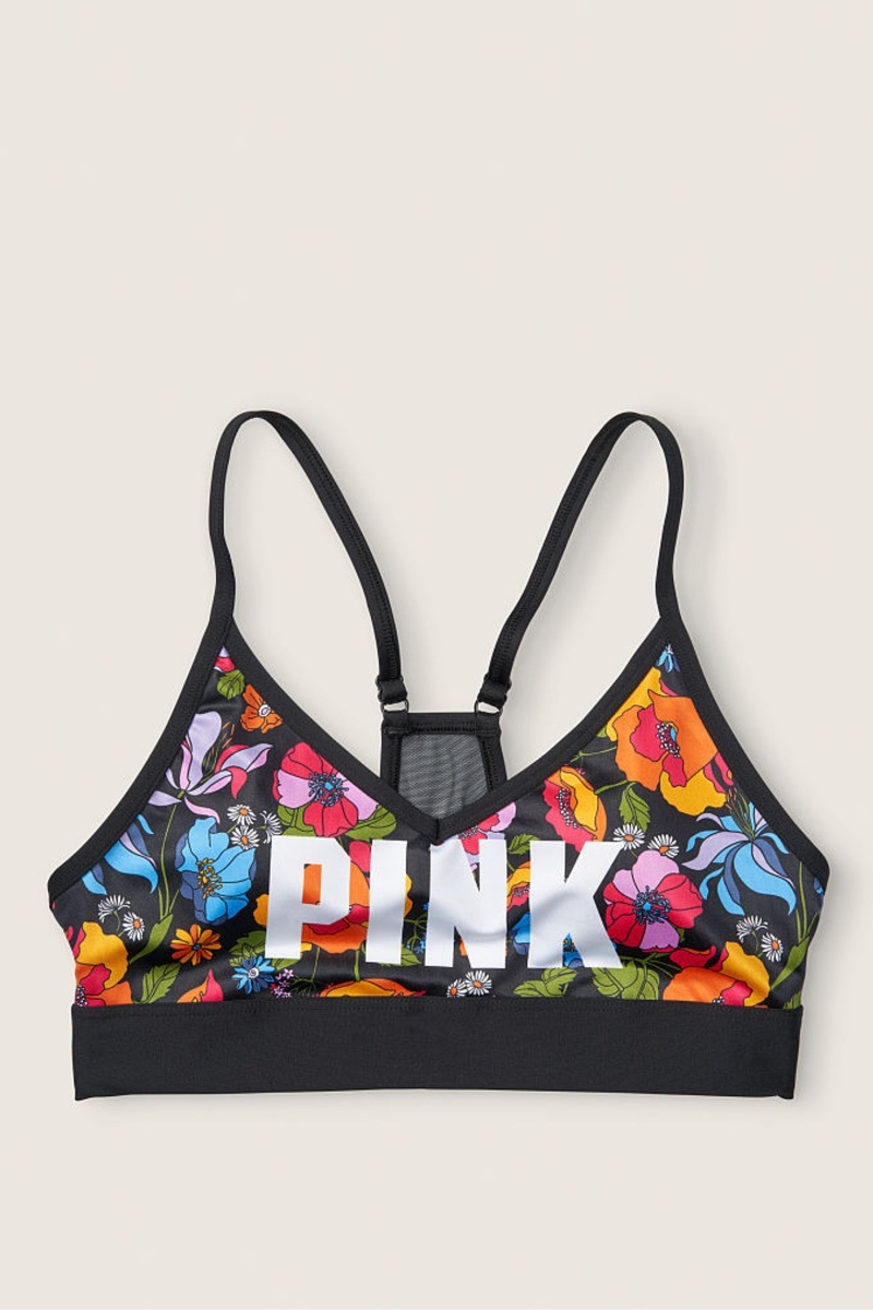 Neon Bubble Empower Each Other Victoria's Secret Lightly Lined Low Impact Sports Bra | 4805EBNUZ