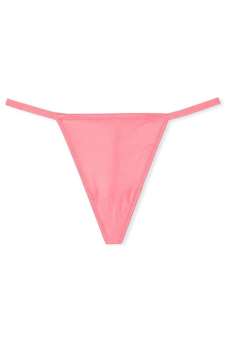 Pink Roses Victoria's Secret Very Sexy Smooth G String Knickers | 2358QWZCS