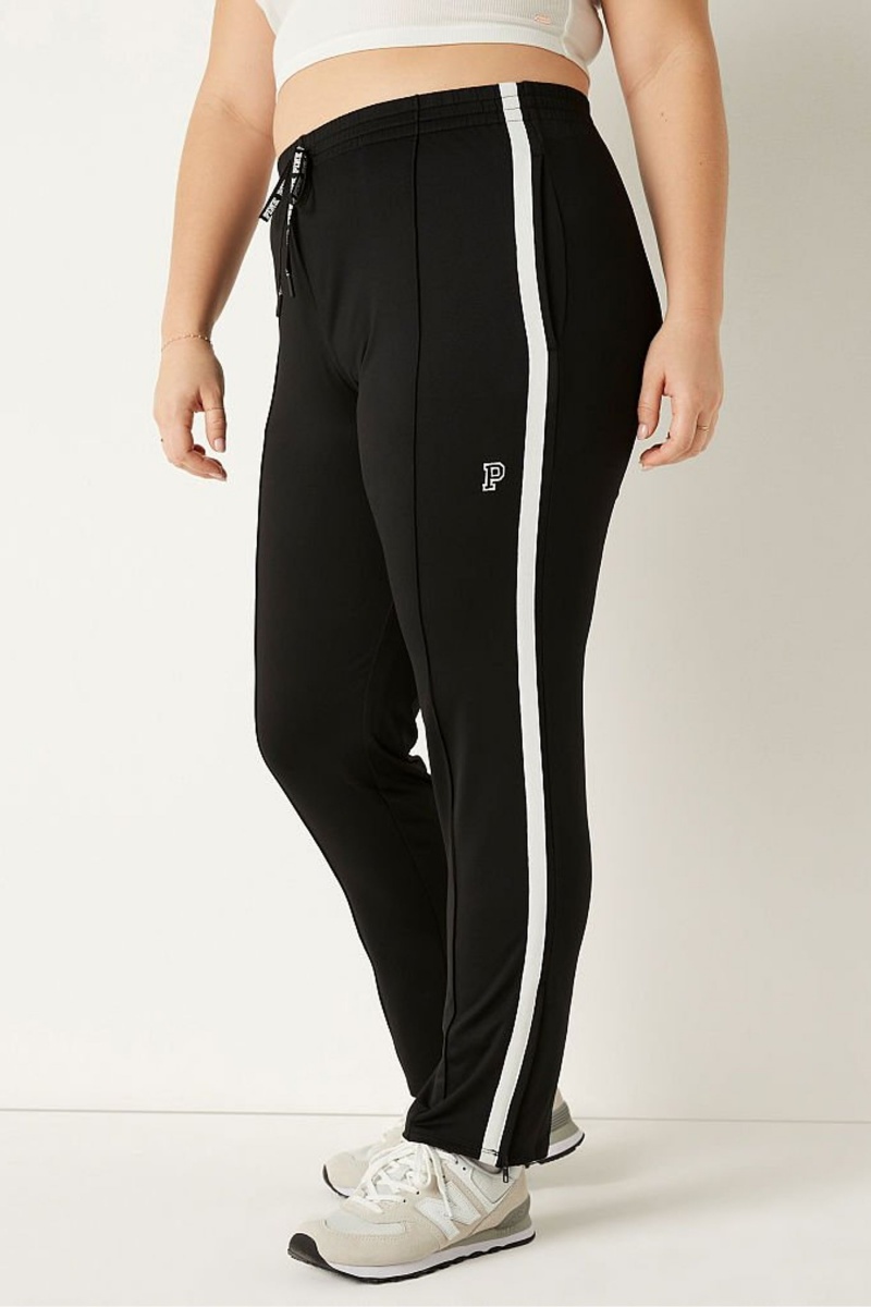 Pure Black Victoria's Secret Full Length Jogger | 2431TUGNS