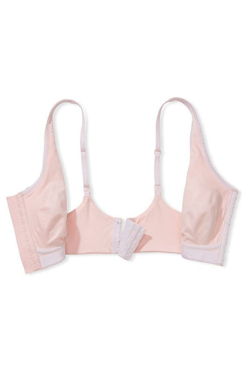 Purest Pink Victoria's Secret Body by Victoria Front Fastening Post Surgery Unlined Bra | 9801PXHAB