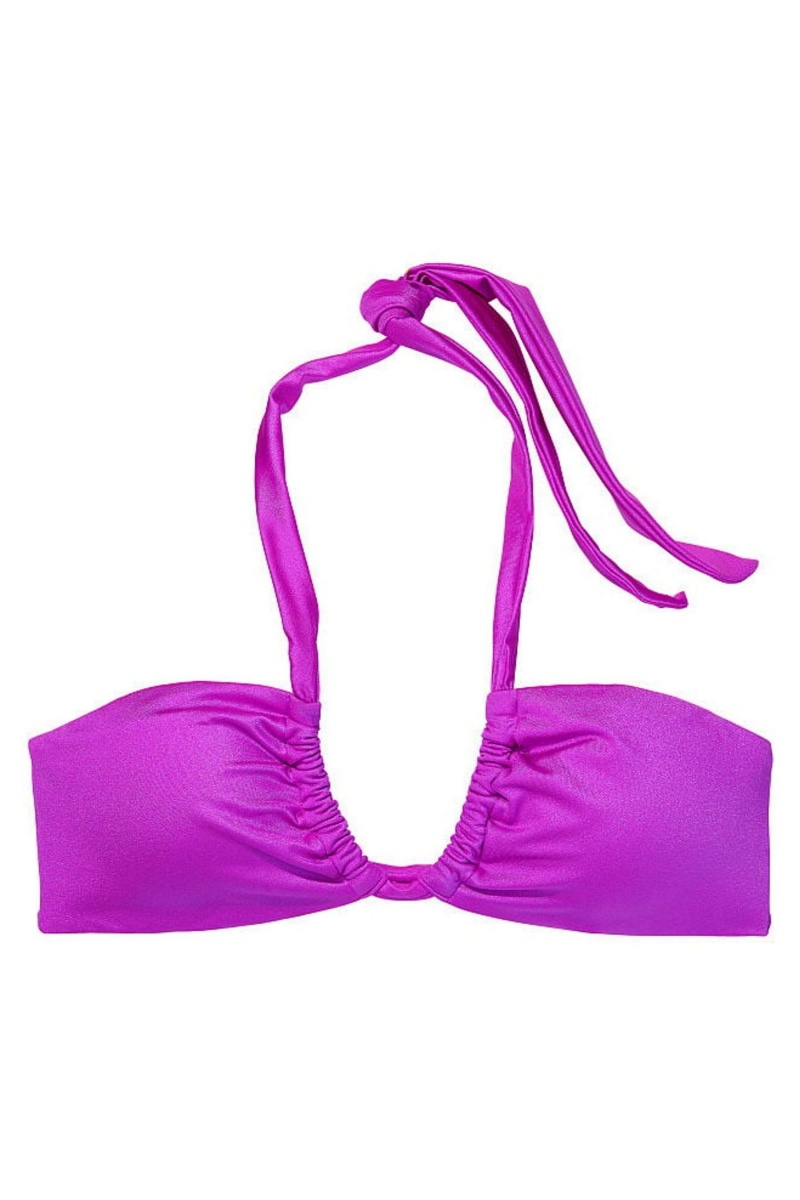 Purple Punch Victoria's Secret Twist Multiway Halterneck Bikini Top | 1946ICNXF