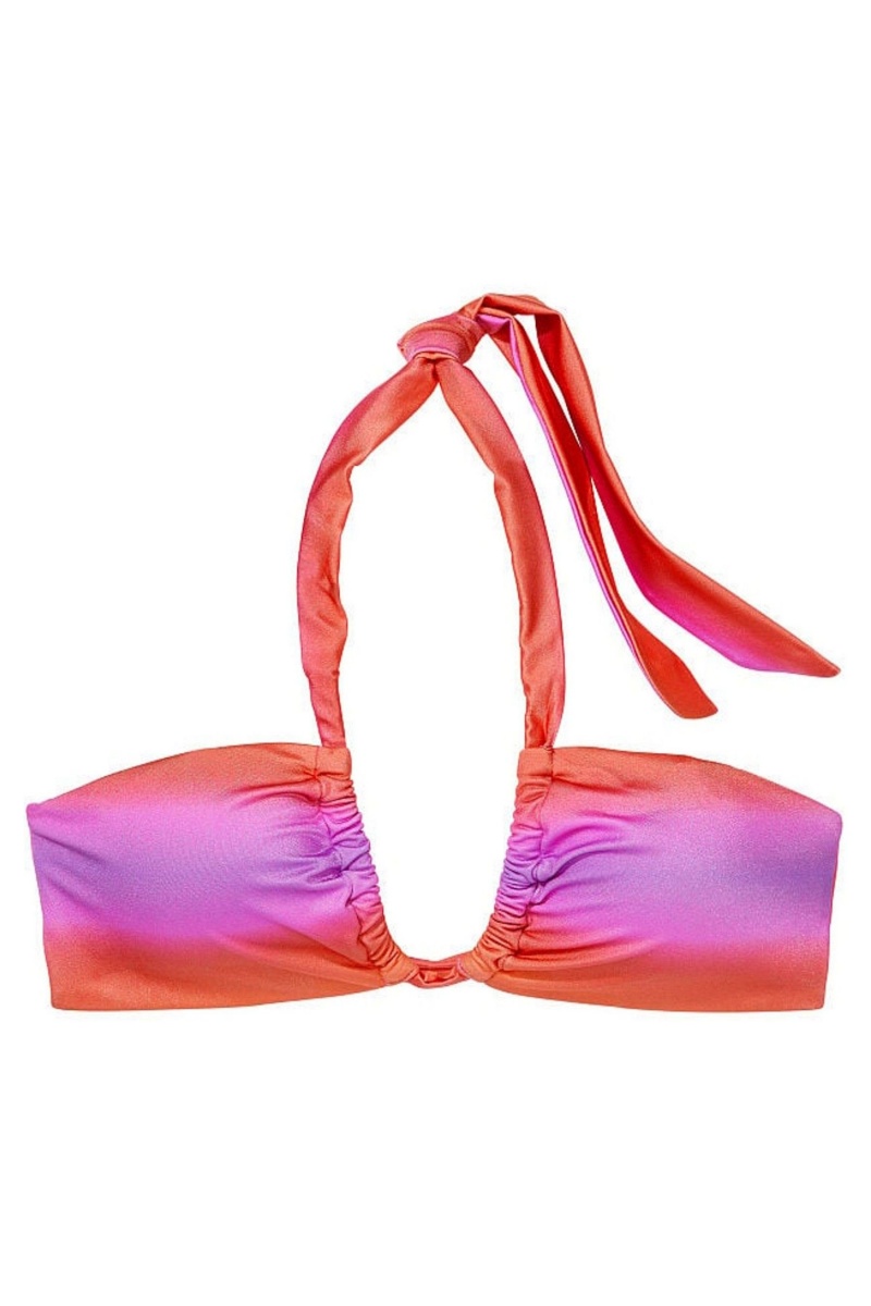 Purple Punch Victoria's Secret Twist Multiway Halterneck Bikini Top | 6915WRVFU