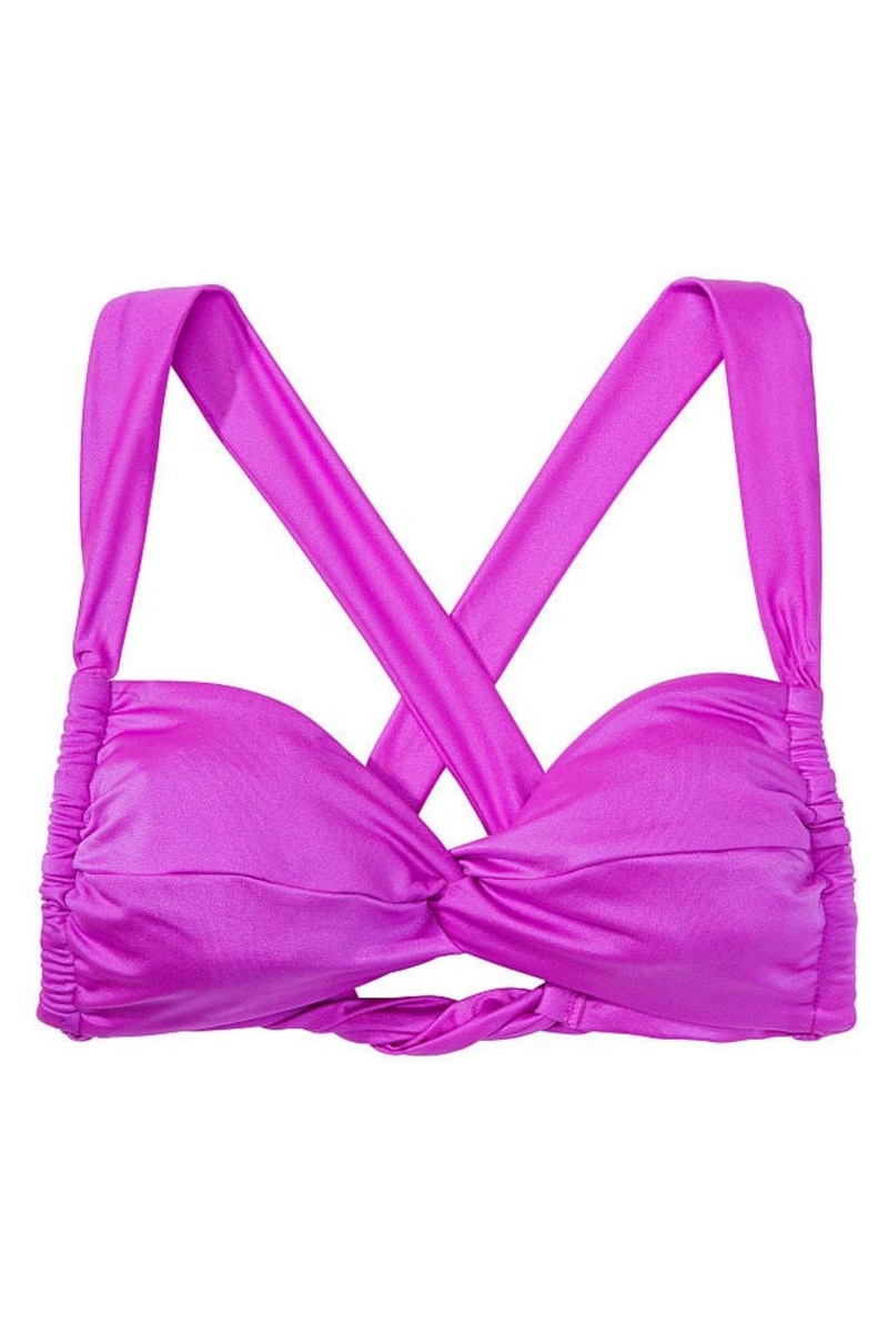 Purple Punch Victoria's Secret Twist Multiway Halterneck Bikini Top | 6479XIYVA