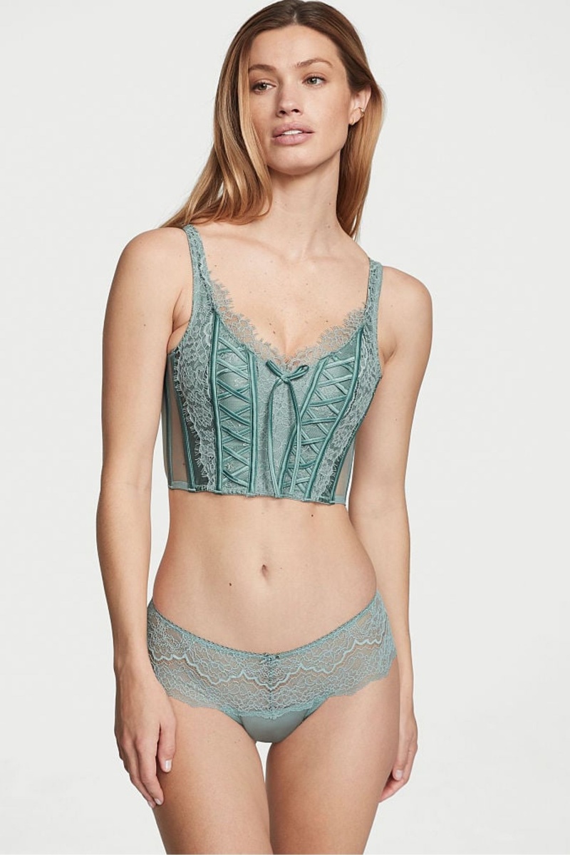 Sage Dust Green Victoria's Secret Dream Angels Knickers | 7294BKTFI