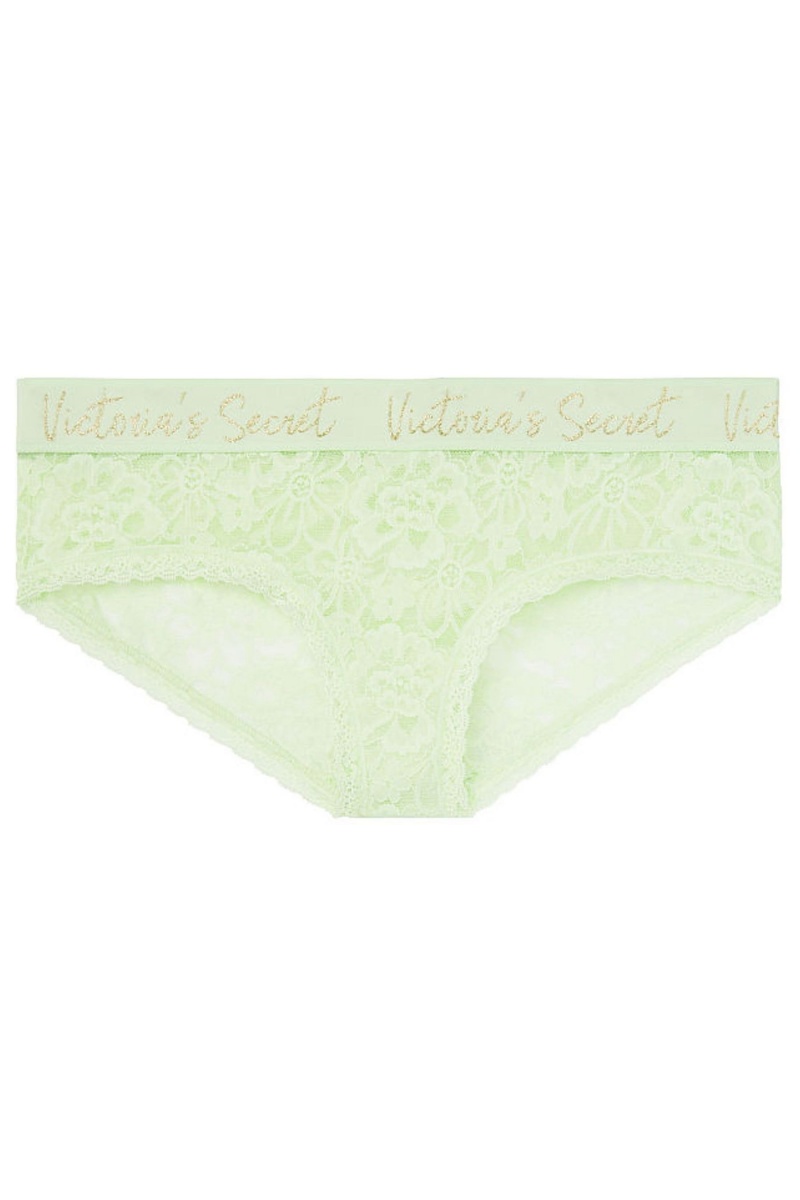 Spring Rain Green Victoria's Secret No-Show No Show Cheeky Knickers | 8743DYWKU