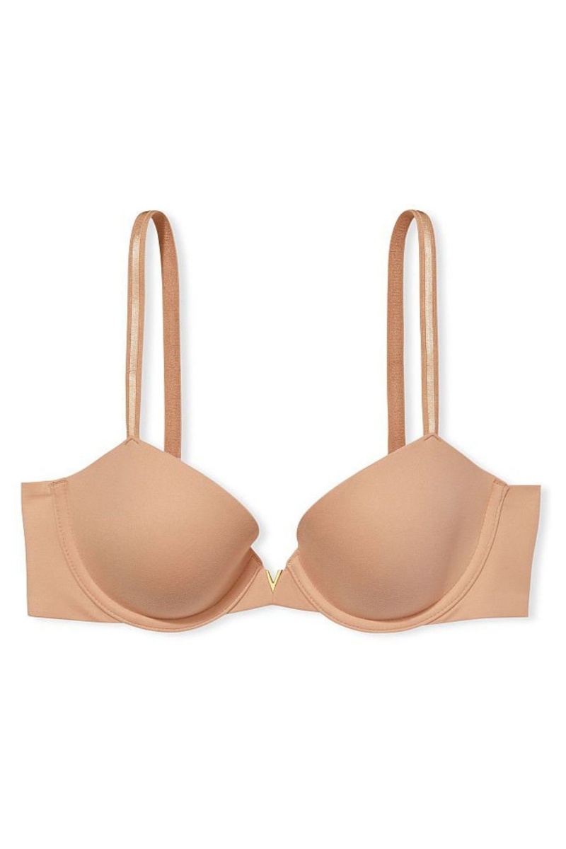 Sweet Nougat Nude Victoria's Secret Love Cloud Smooth Bra | 7451FBKVN