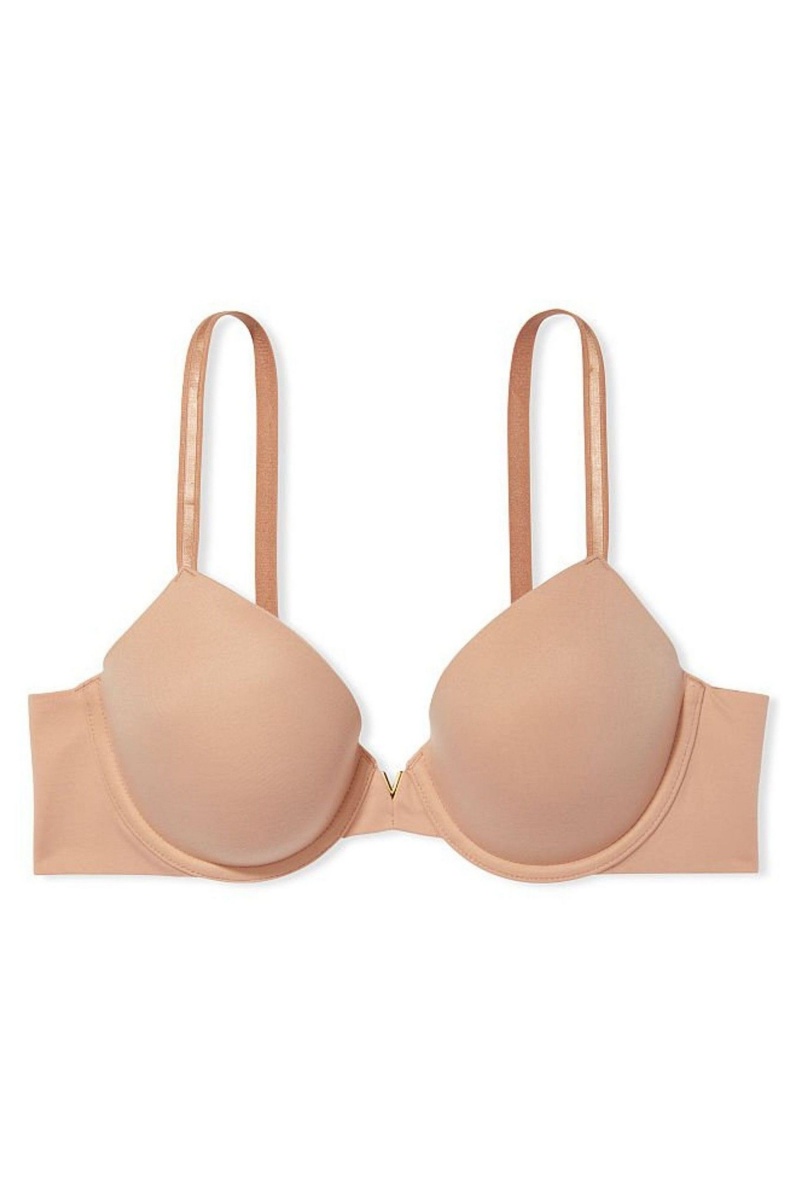 Sweet Nougat Nude Victoria's Secret Love Cloud Smooth Bra | 8231CHGFZ