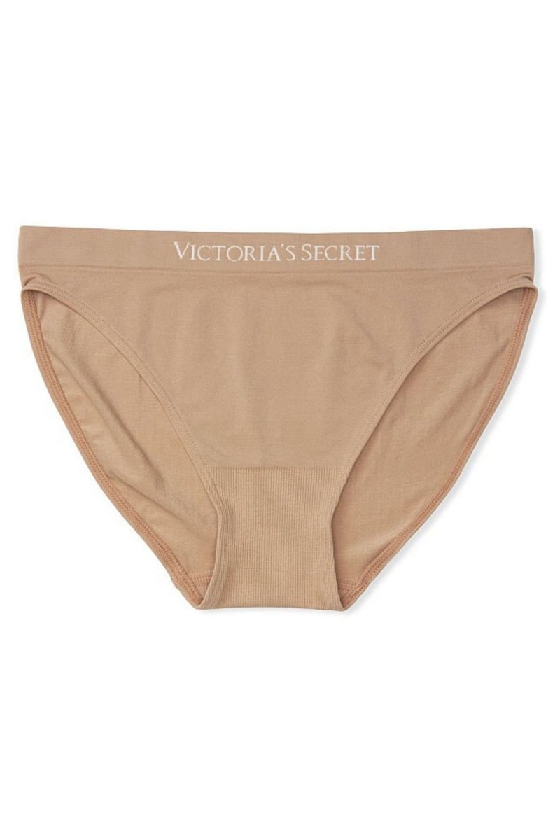 Sweet Praline Nude Victoria's Secret Smooth Bikini Knickers | 1452QCXEF