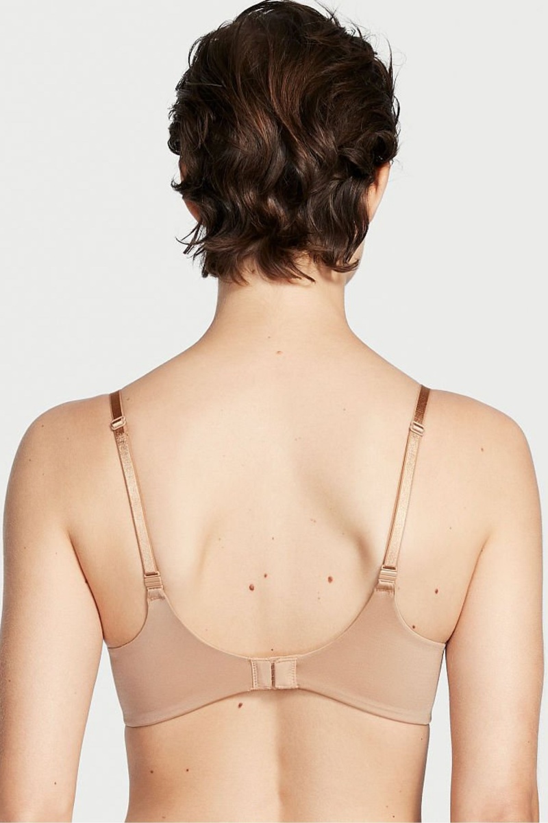 Sweet Praline Nude Victoria's Secret Very Sexy Smooth Non Wired Push Up Bra | 1960ZREOX