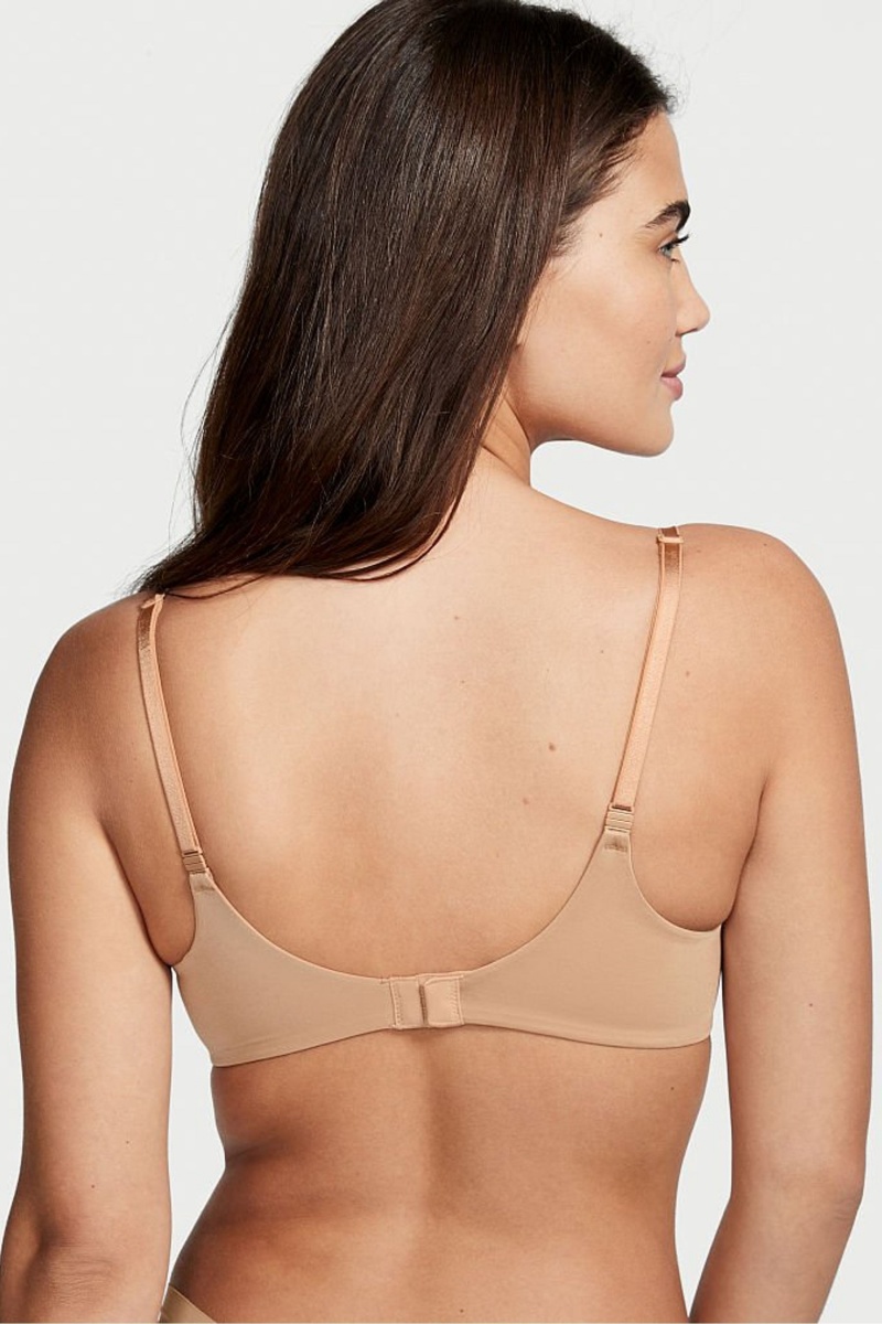 Sweet Praline Nude Victoria's Secret Very Sexy Add 2 Cups Non Wired Push Up Bra | 8253RTOFK