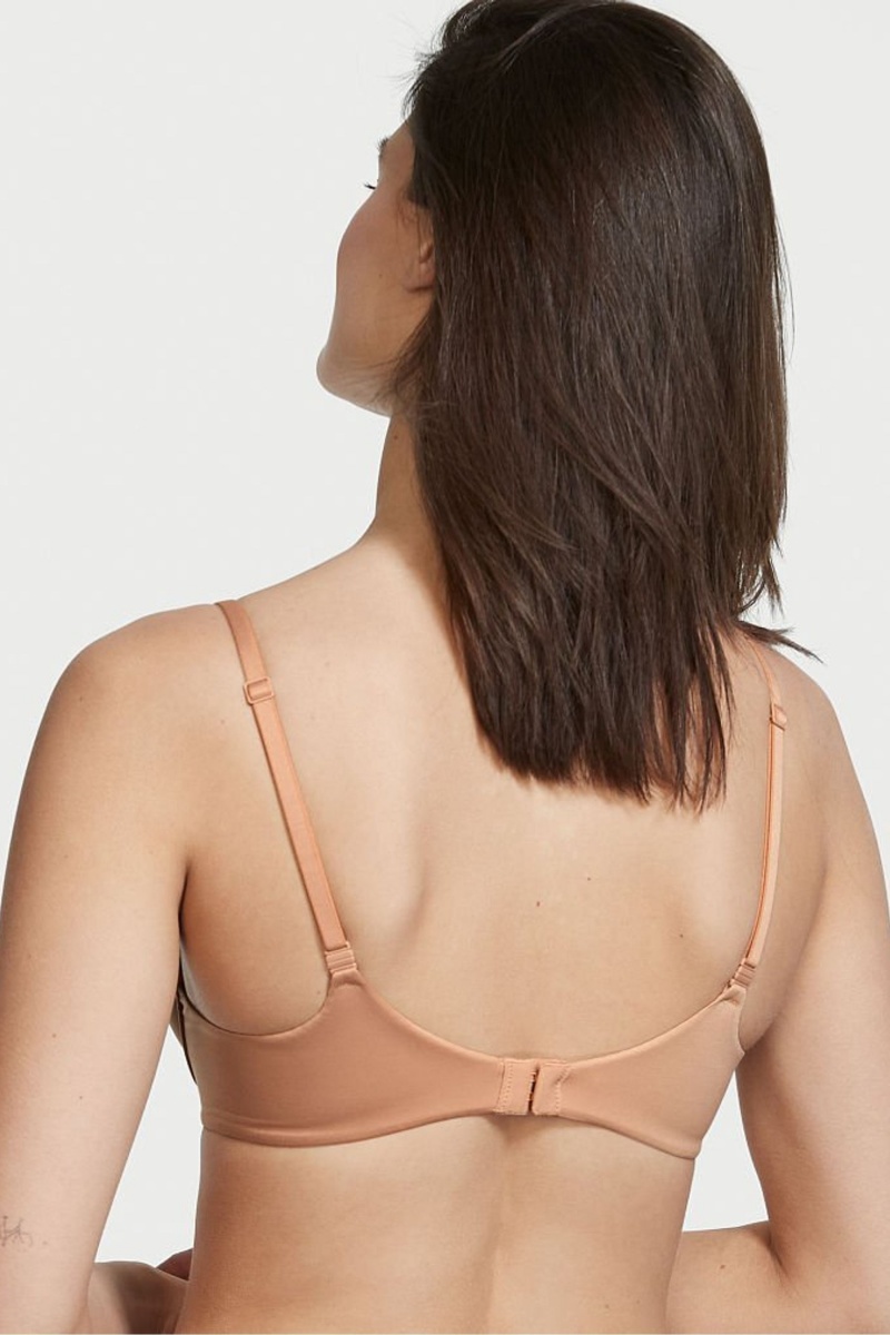 Toasted Sugar Nude Victoria's Secret Body by Victoria Smooth Push Up Bra | 7682RVHUW