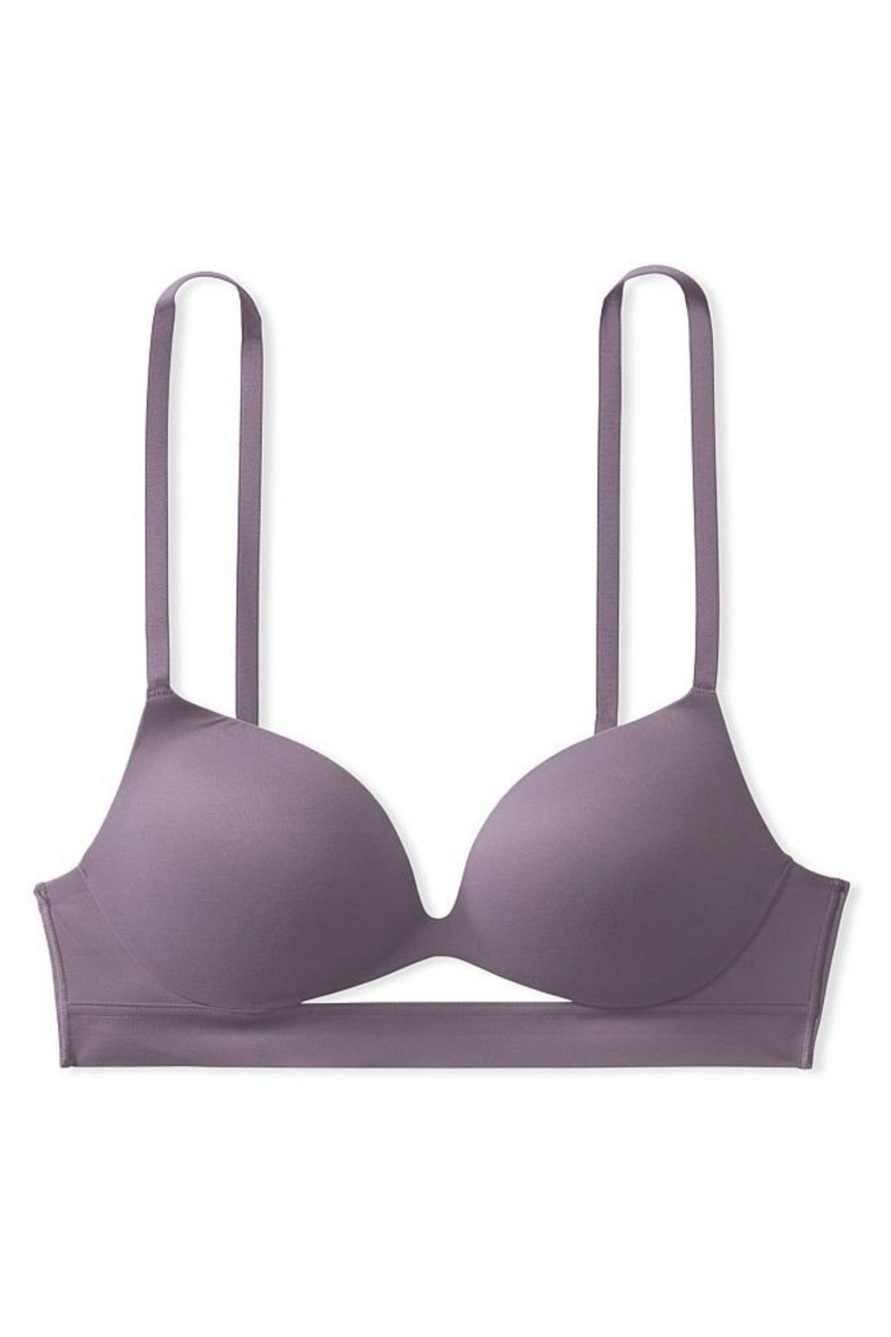 Tornado Grey Victoria's Secret Incredible Smooth Non Wired Push Up Bra | 1038HAGUD