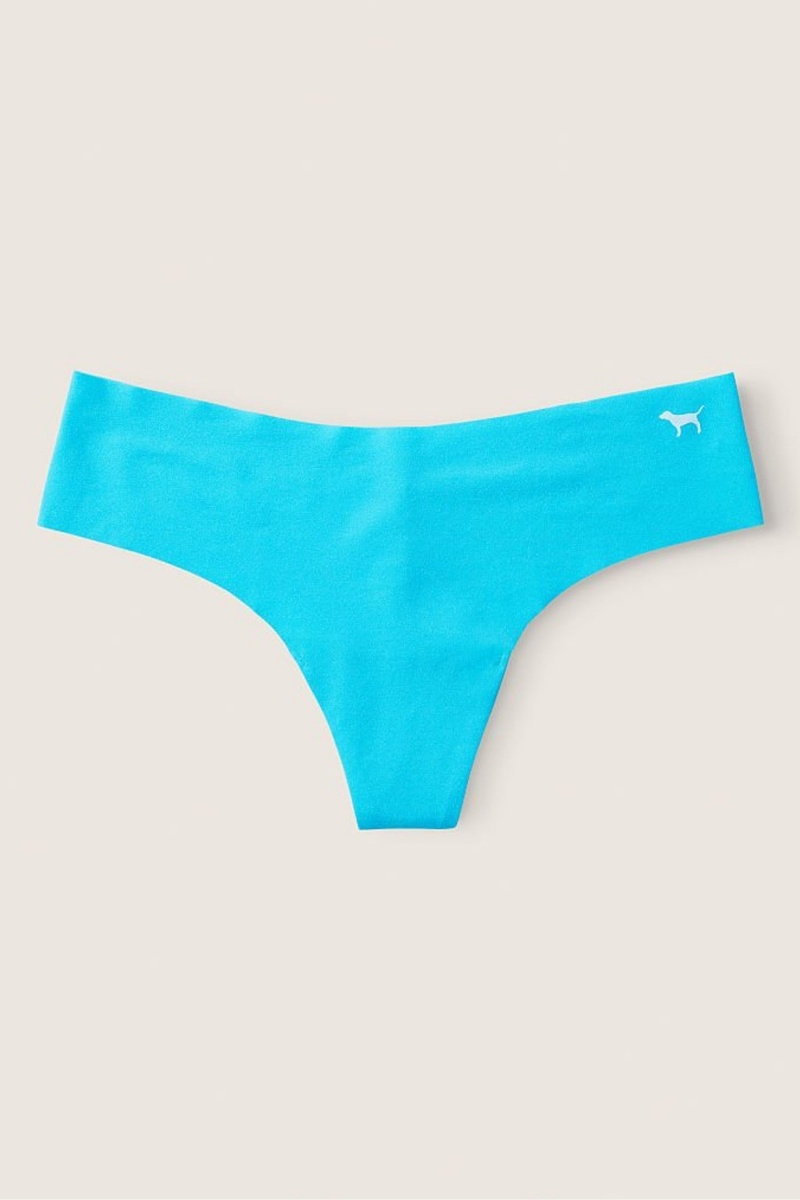 Under Water Blue Victoria\'s Secret No-Show No Show Thong Knickers | 4715LIZNU